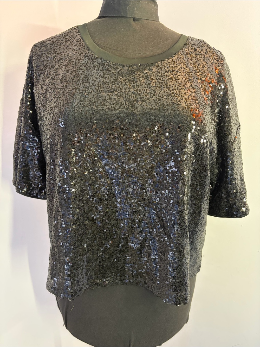 Kenneth Cole Reaction Sparkly Top, EUC, size XL